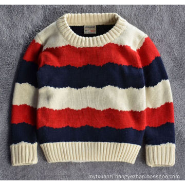 hot sale european korean style boys sweater/cotton design sweater for kids